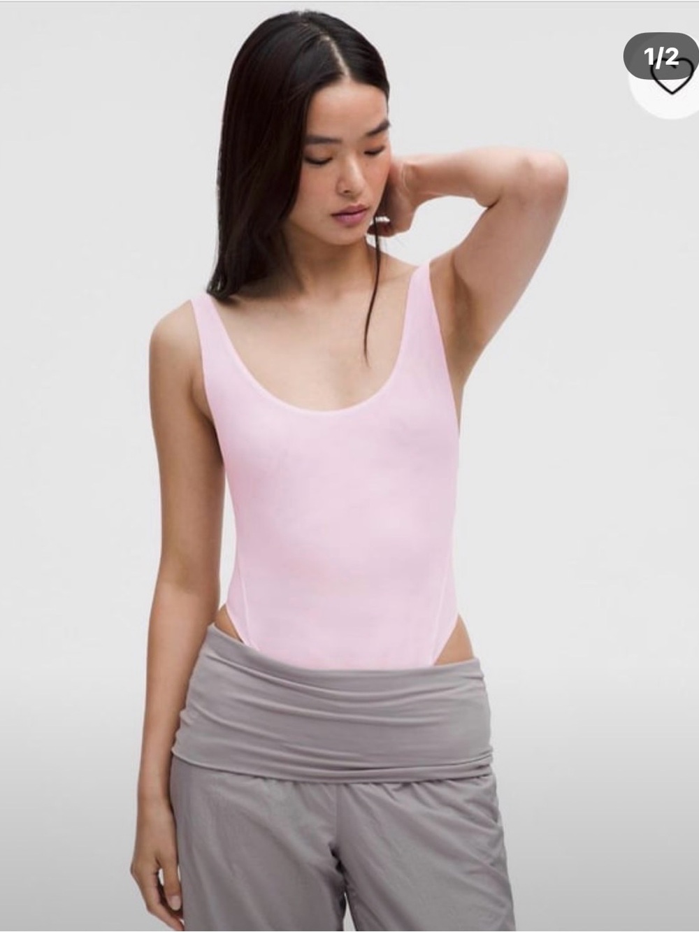lululemon athletica Pink Scoop Neck Bodysuit